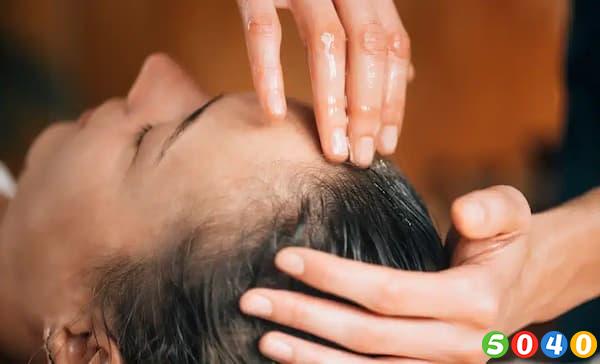 ماساژ پوست سر برای تقویت مو-5040