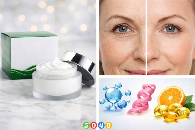 بافت کرم ضد چروک 5040 و جذب سریع