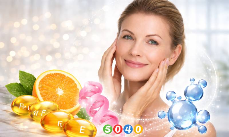 قبل و بعد استفاده از کرم ضد چین و چروک 5040