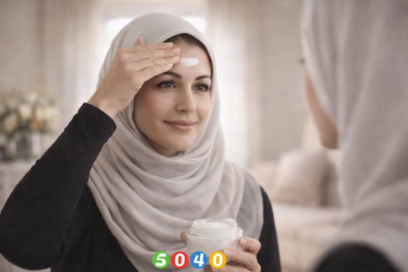 قبل و بعد استفاده از کرم ضد لک 5040