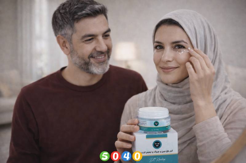 بافت کرم دور چشم 5040 و جذب سریع